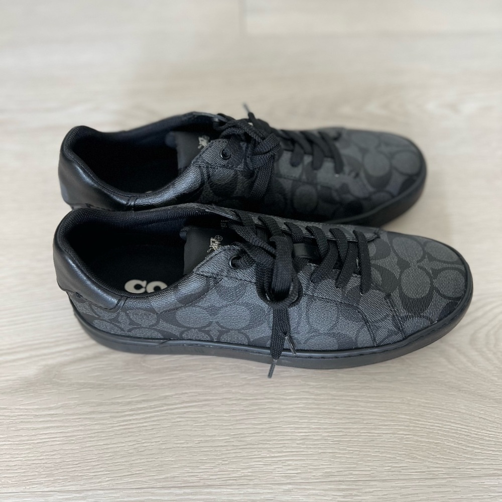 Coach Black Monogram Sneakers - Picture 3 of 4